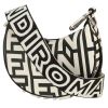 Fendi  Fendigraphy shoulder bag  in black and white leather - 00pp thumbnail