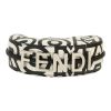 Borsa a tracolla Fendi  Fendigraphy in pelle nera e bianca - Detail D1 thumbnail