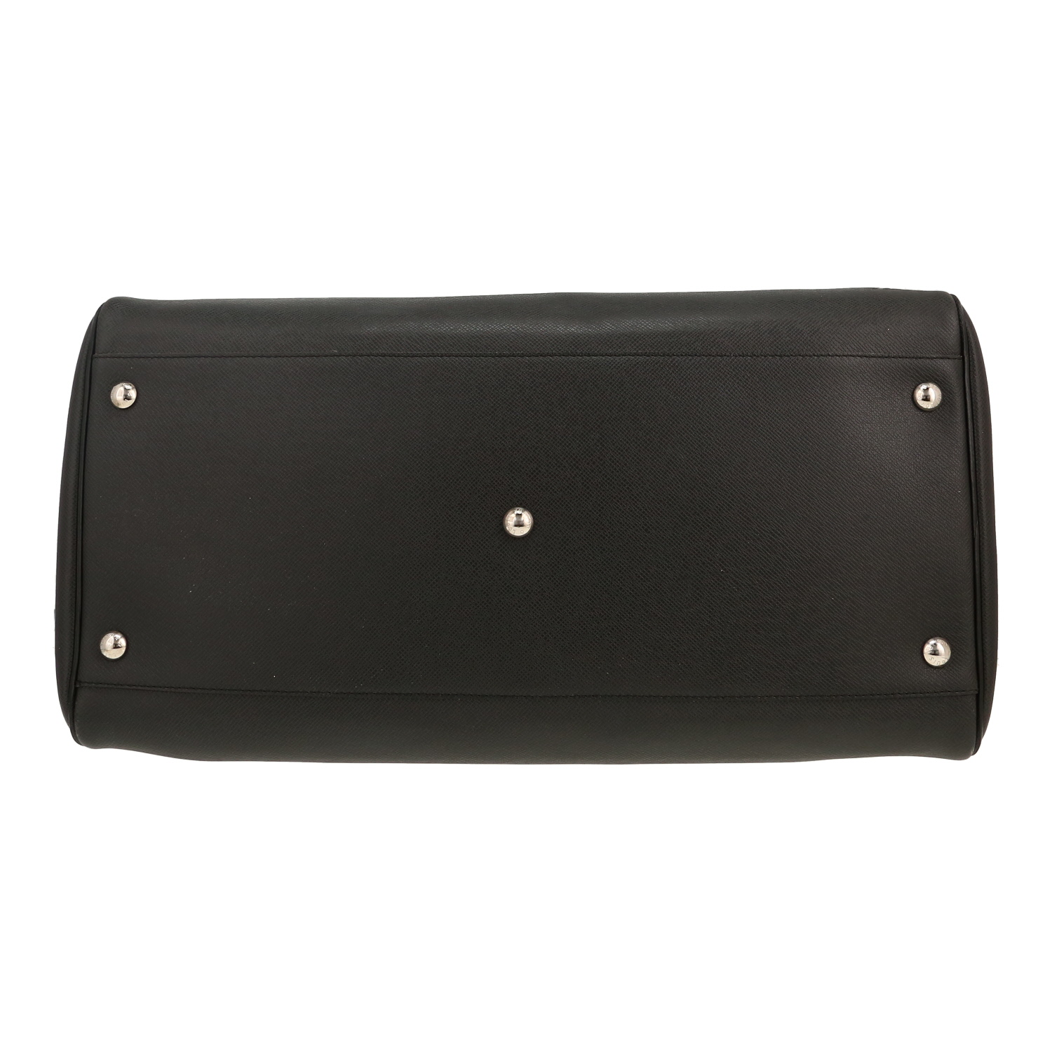 Louis Vuitton   travel bag  in black taiga leather - Detail D1