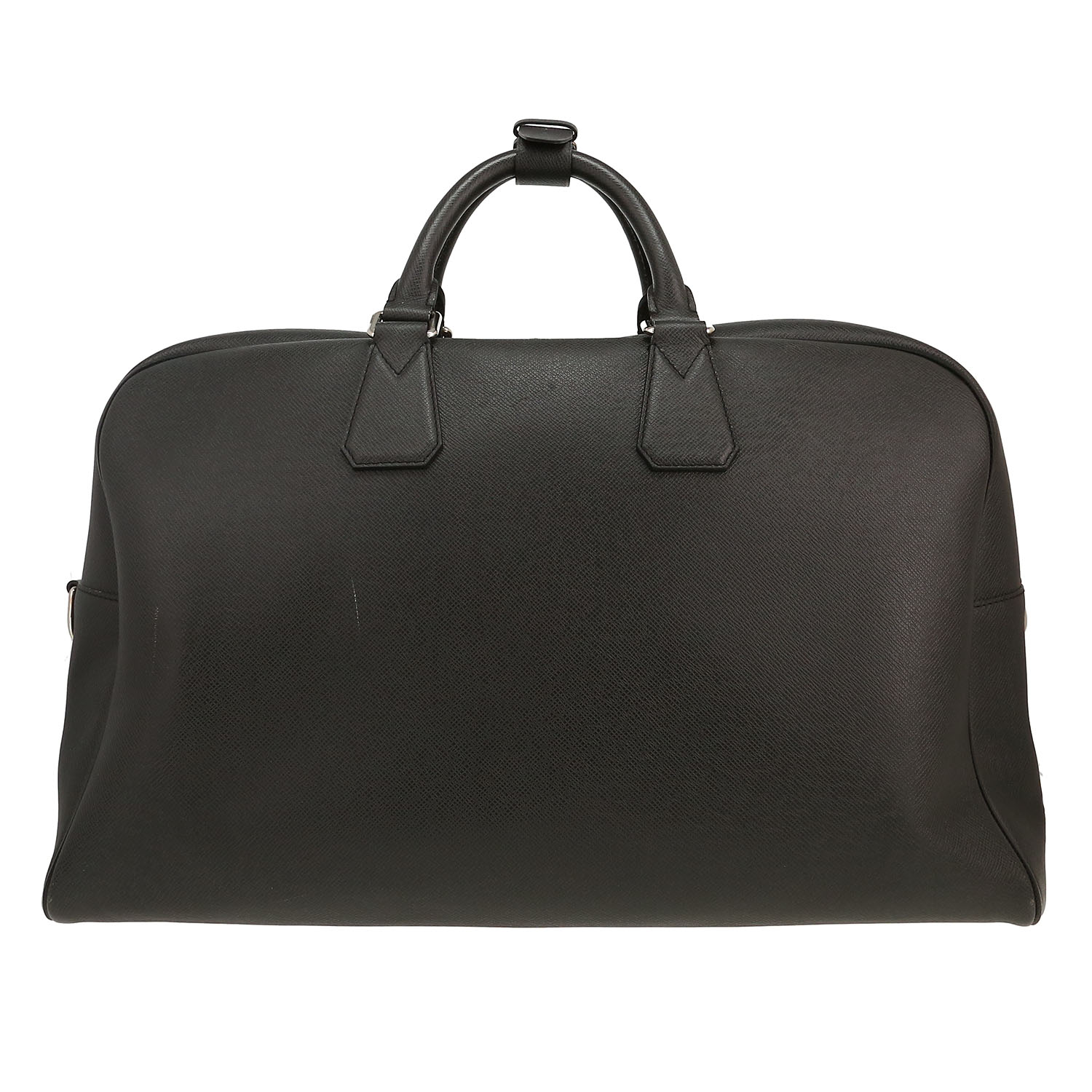 Bolsa de viaje Louis Vuitton   en cuero taiga negro - Detail D4