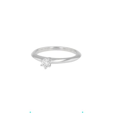 Bague Tiffany 
Co Setting en platine et diamant Bague Tiffany 
Co Setting en platine et diamant