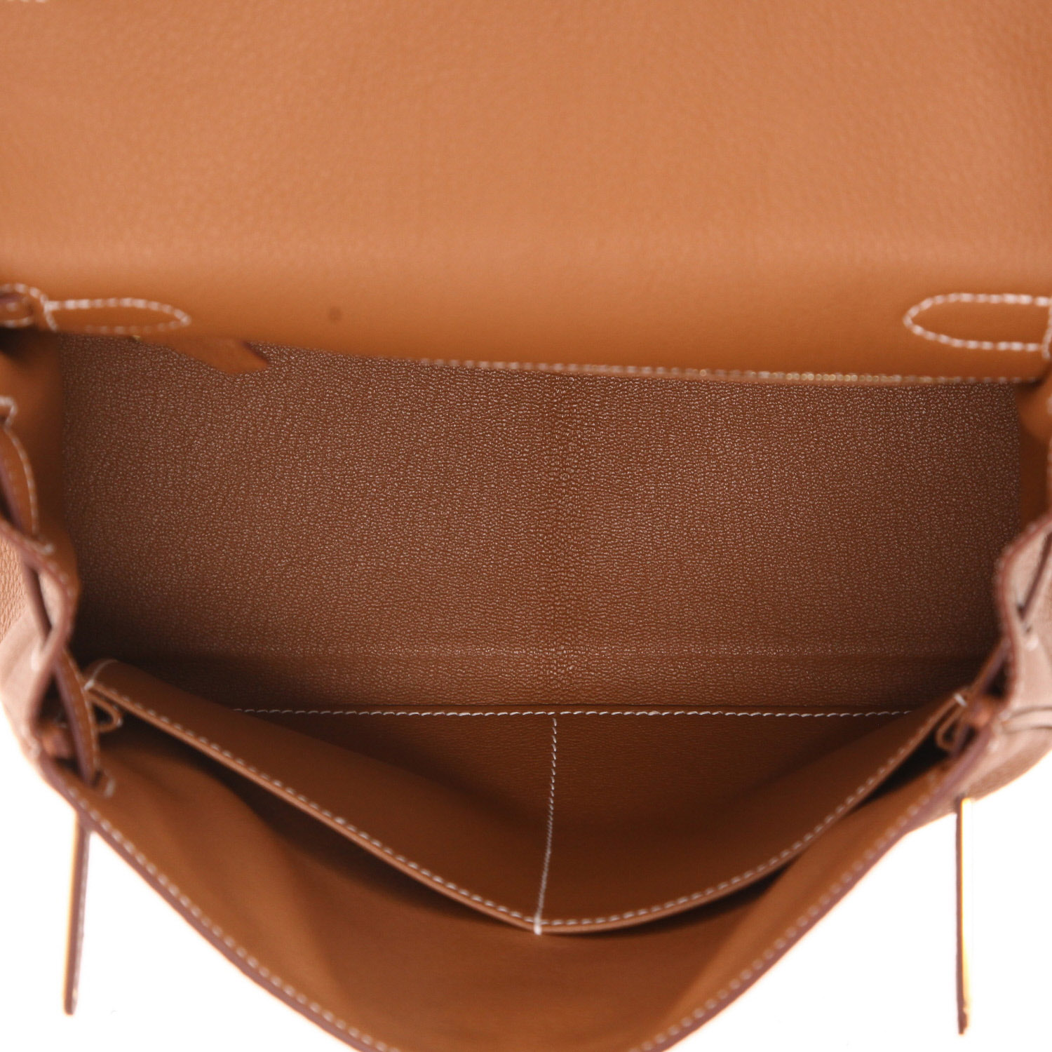 Borsa Hermès  Kelly 28 cm in pelle togo gold - Detail D3