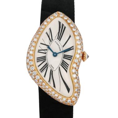 Cartier Crash "Paris" in yellow gold and diamonds Circa 1990