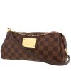 Louis Vuitton   shoulder bag  in ebene damier canvas  and brown leather - 00pp thumbnail