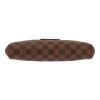 Louis Vuitton   shoulder bag  in ebene damier canvas  and brown leather - Detail D1 thumbnail