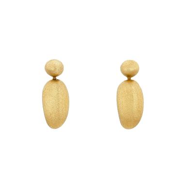 Pendientes H. Stern Golden Stone de oro amarillo