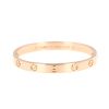 Bracciale Cartier Love in oro rosa - 360 thumbnail