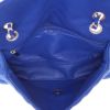 Bolso de mano Chanel  Timeless en tejido jersey azul eléctrico - Detail D3 thumbnail