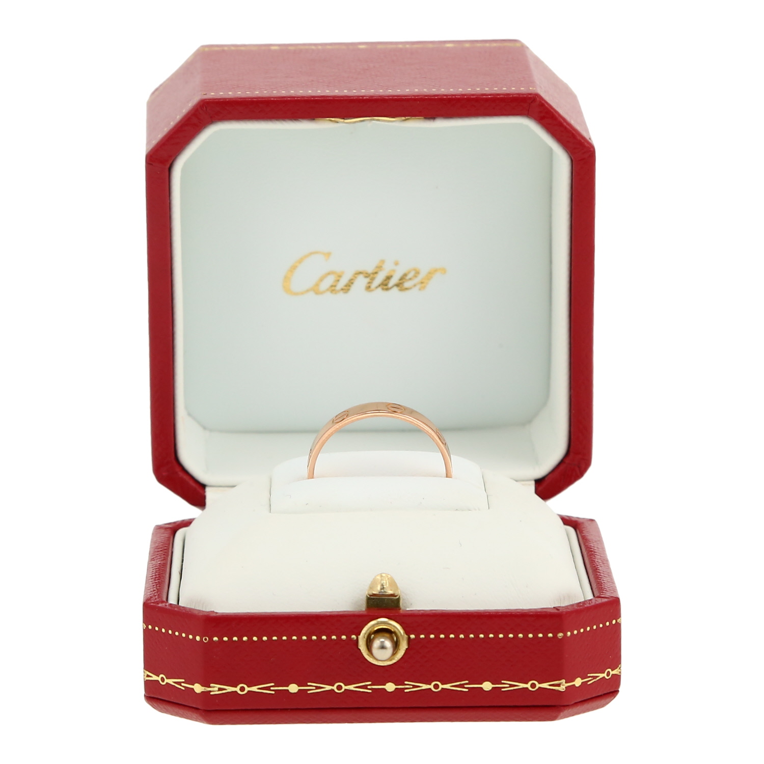 Fede nuziale Cartier Love in oro rosa - Detail D2