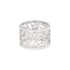 Chanel Camélia Fil large model ring in white gold and diamonds - 00pp thumbnail