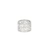 Chanel Camélia Fil large model ring in white gold and diamonds - 360 thumbnail