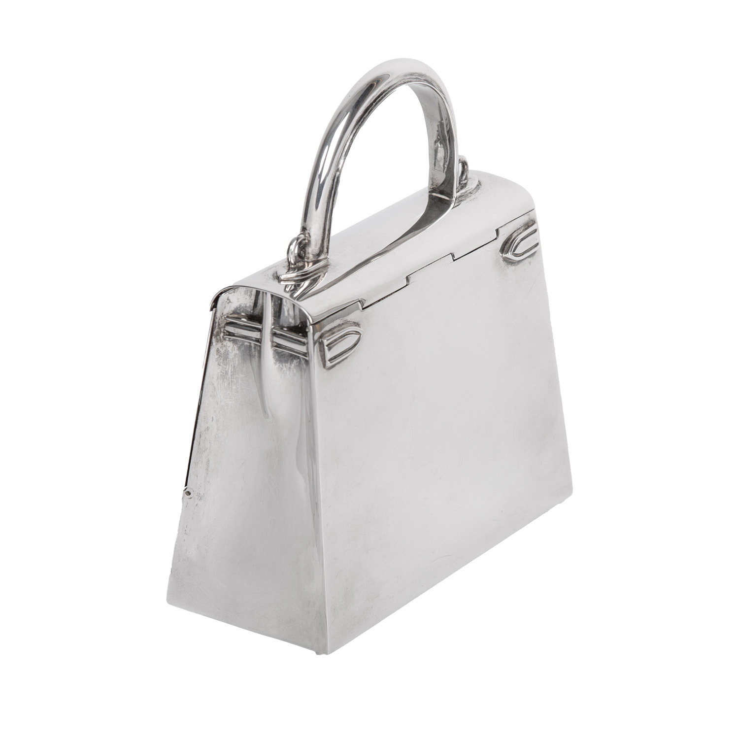 Borsa Hermès  Kelly 15 cm in plato - Detail D7