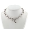 Collier Hermès Chaîne d'Ancre grand modèle en argent - 360 thumbnail