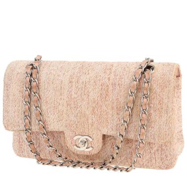 Sac à main Chanel  Timeless Classic en tweed rose