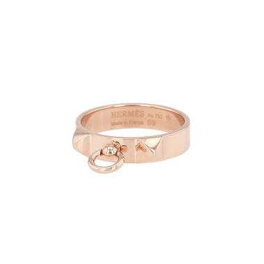Anello Hermès Collier de chien modello piccolo in oro rosa