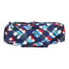 Sac 24 heures Chanel  Timeless en toile bleue rouge et blanche - Detail D1 thumbnail