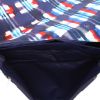 Sac 24 heures Chanel  Timeless en toile bleue rouge et blanche - Detail D3 thumbnail