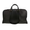 Bolsa de viaje Saint Laurent  Duffle en cuero negro - Detail D4 thumbnail