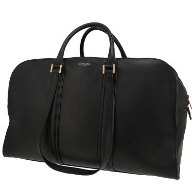 Bolsa de viaje Saint Laurent  Duffle en cuero negro