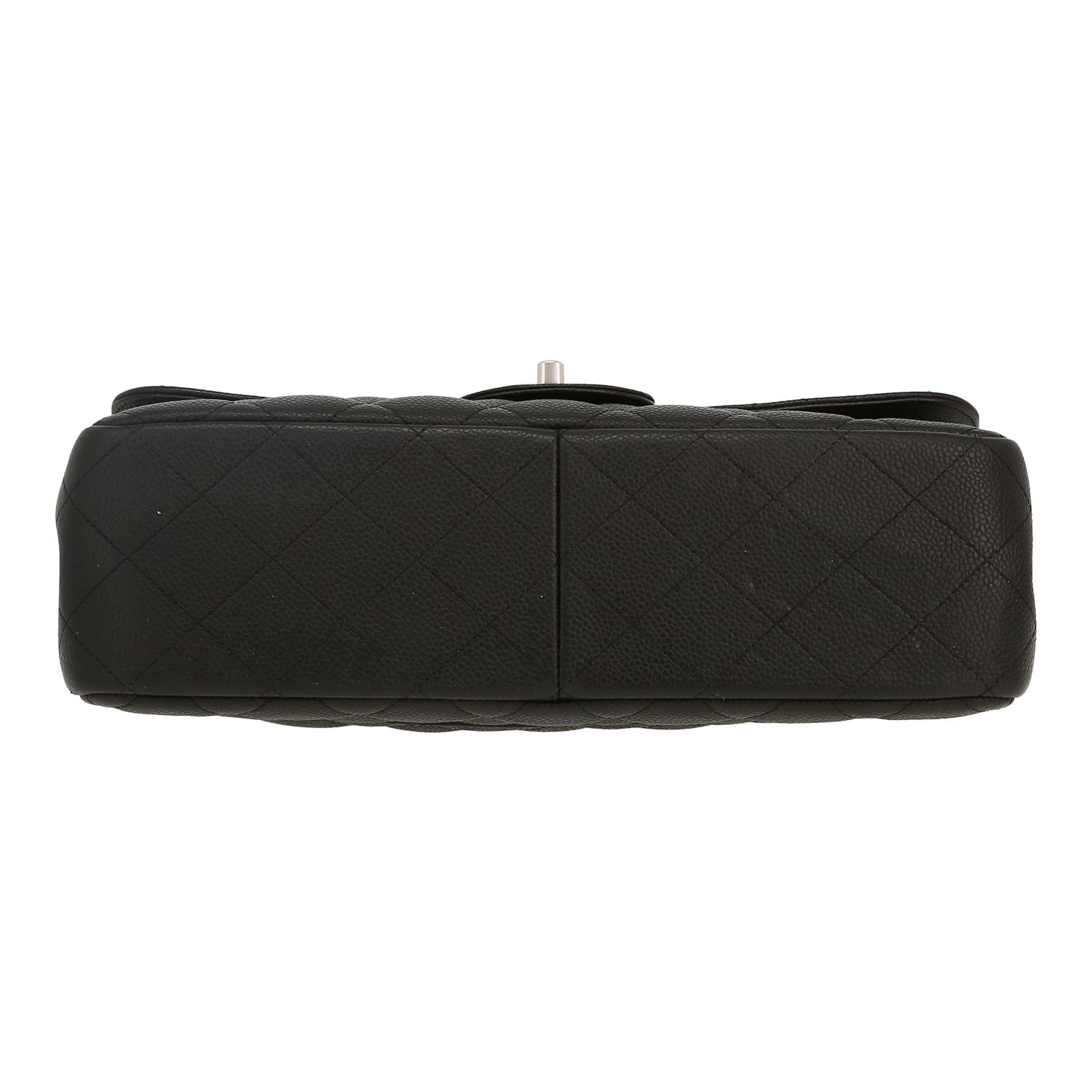 Bolso bandolera Chanel  Timeless Jumbo en cuero granulado acolchado negro - Detail D1