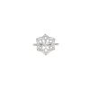 Sortija Boucheron Pensée de Diamants de oro blanco y diamantes - 360 thumbnail