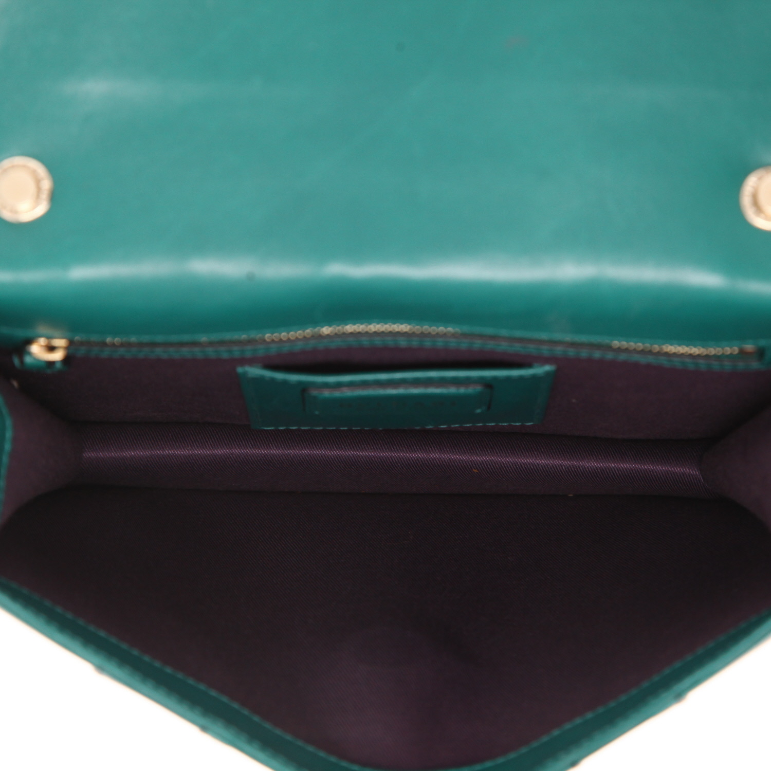 Borsa Bulgari  Serpenti in pelle verde - Detail D3