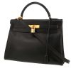 Hermès  Kelly 32 cm handbag  in black box leather - 00pp thumbnail