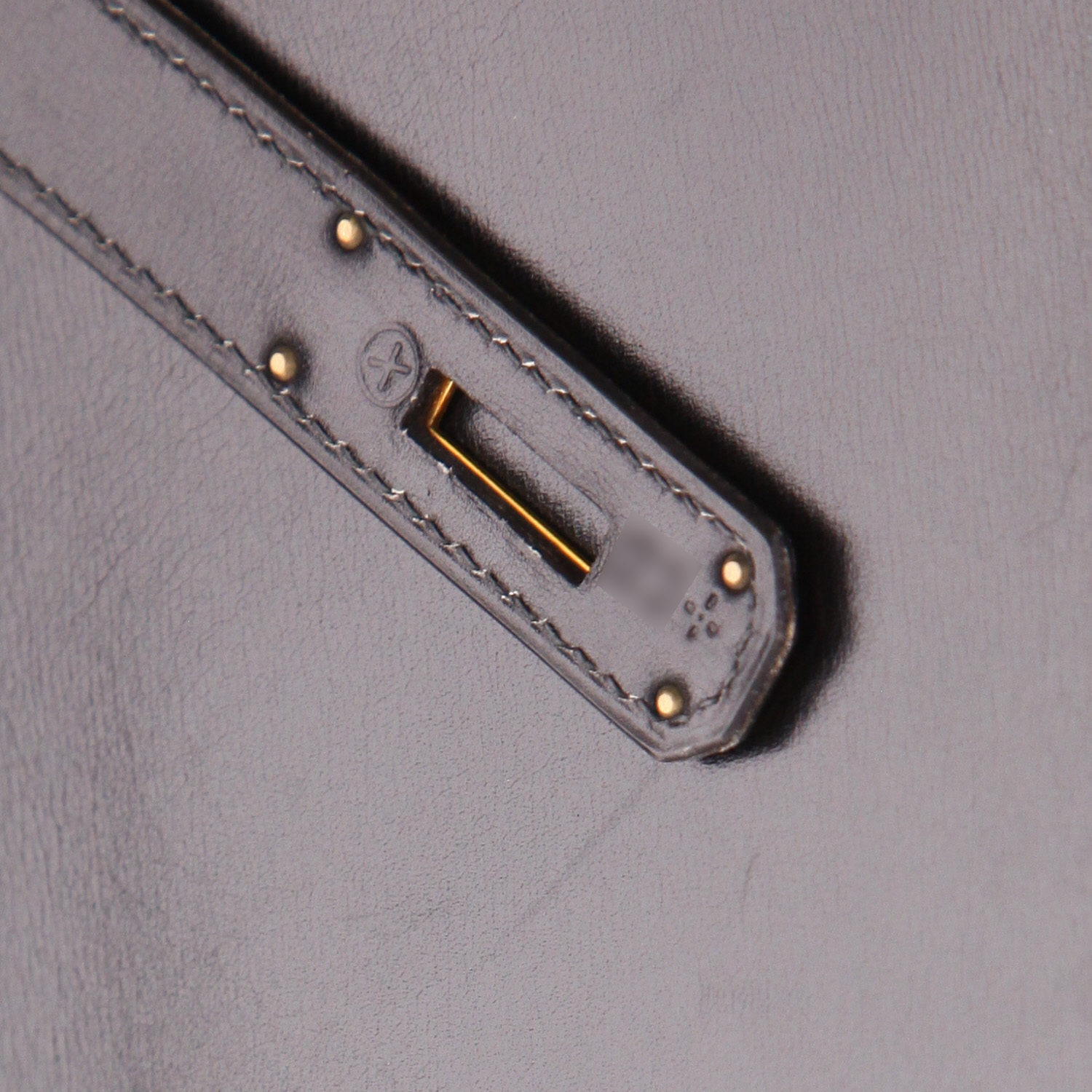 Borsa Hermès  Kelly 32 cm in pelle box nera - Detail D4