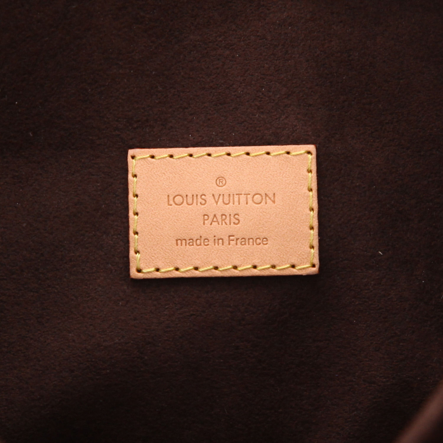 Louis Vuitton  Metis shoulder bag  in brown monogram canvas  and natural leather - Detail D2