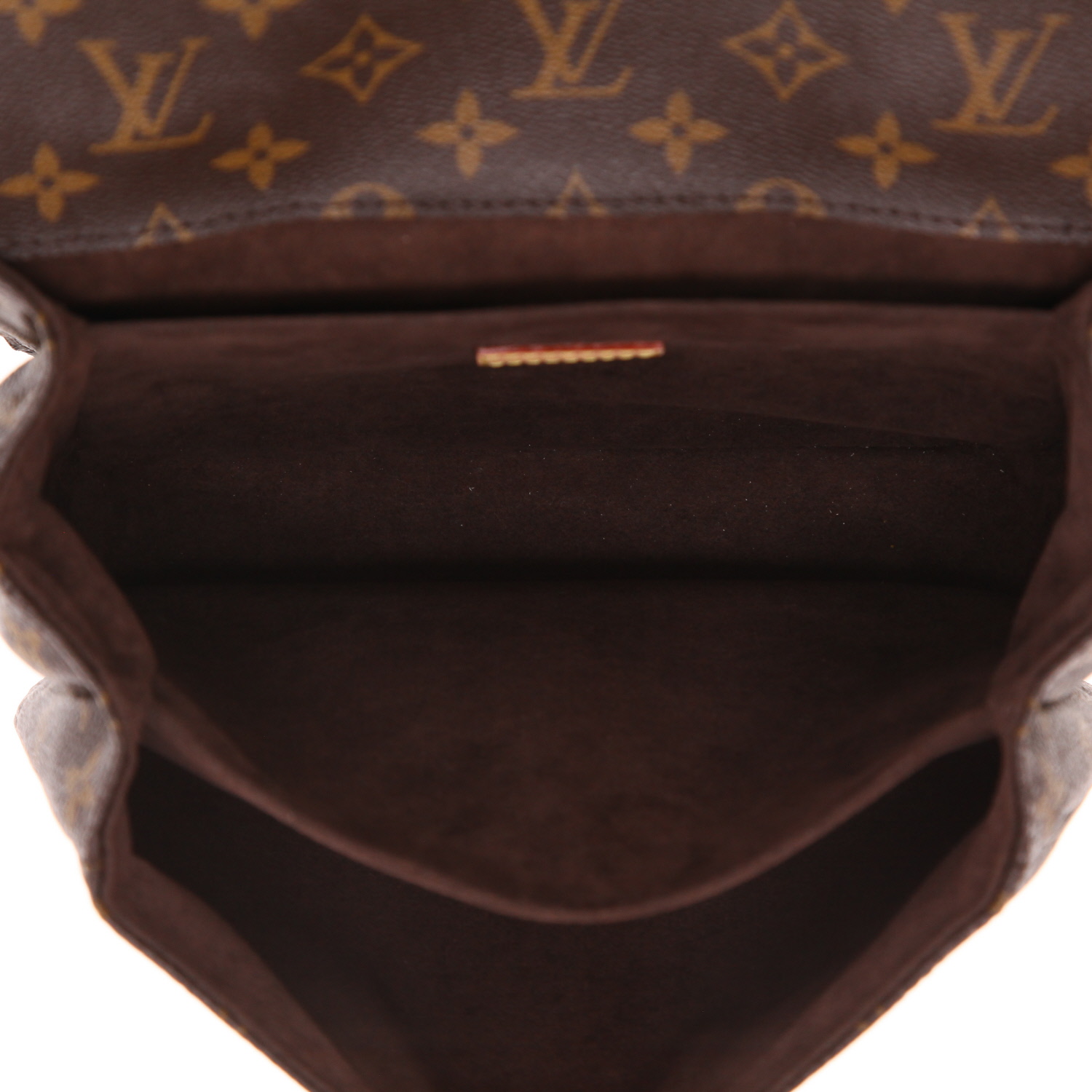 Bolso bandolera Louis Vuitton  Metis en lona Monogram marrón y cuero natural - Detail D3