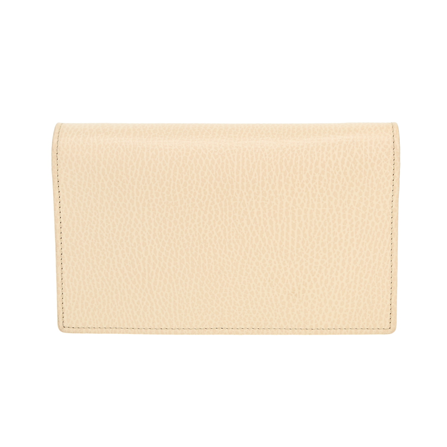 Sac bandoulière Gucci  GG Chain en cuir grainé écru - Detail D4