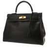 Hermès  Kelly 35 cm handbag  in black box leather - 00pp thumbnail