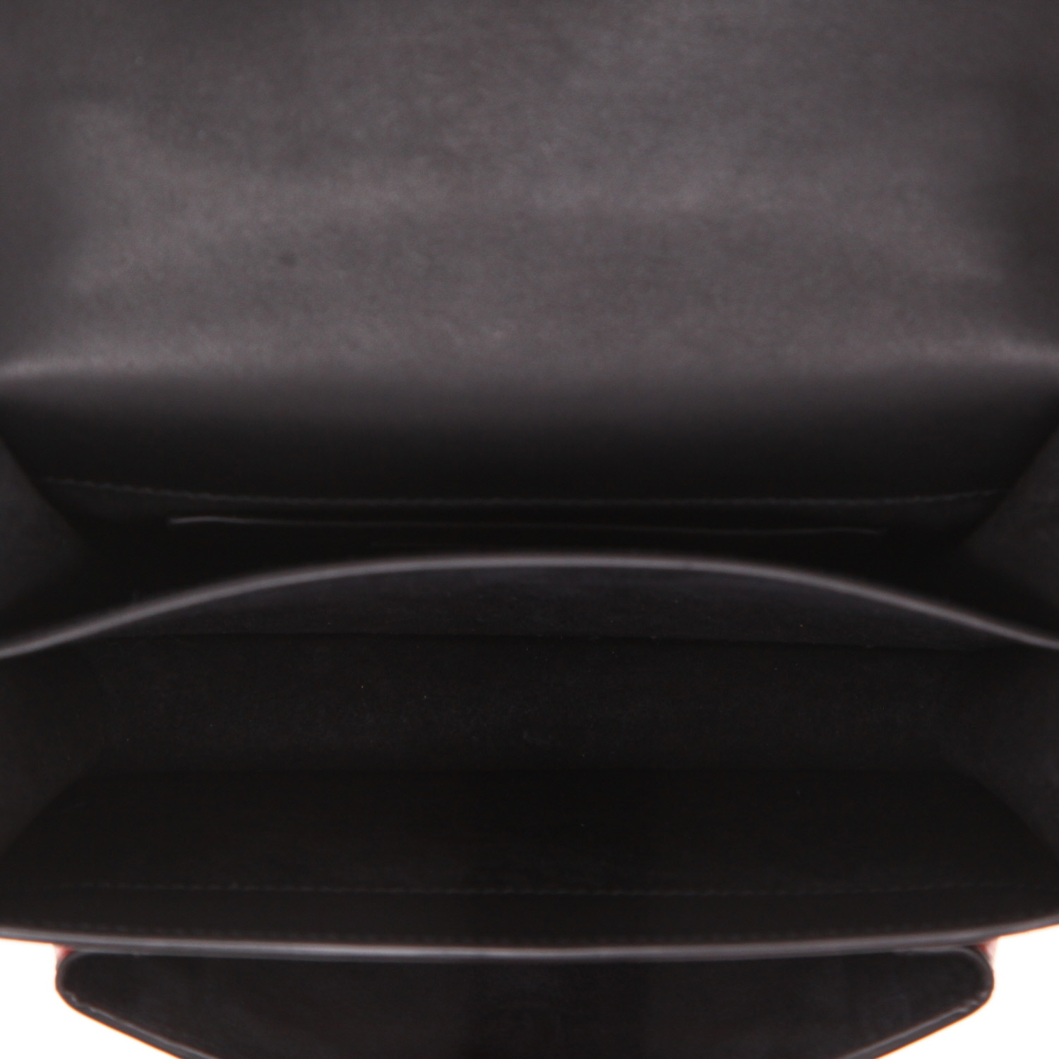 Borsa a tracolla Saint Laurent  Sunset in pelle rossa e nera - Detail D3