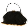 Sac à main Gucci   en fourrure synthétique noire et cuir noir - 00pp thumbnail