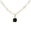 Collier Pomellato Victoria en or rose et jais - 00pp thumbnail