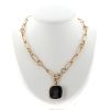 Collier Pomellato Victoria en or rose et jais - 360 thumbnail