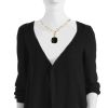 Collier Pomellato Victoria en or rose et jais - Detail D1 thumbnail