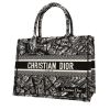 Dior  Book Tote shopping bag  in black and white canvas - 00pp thumbnail