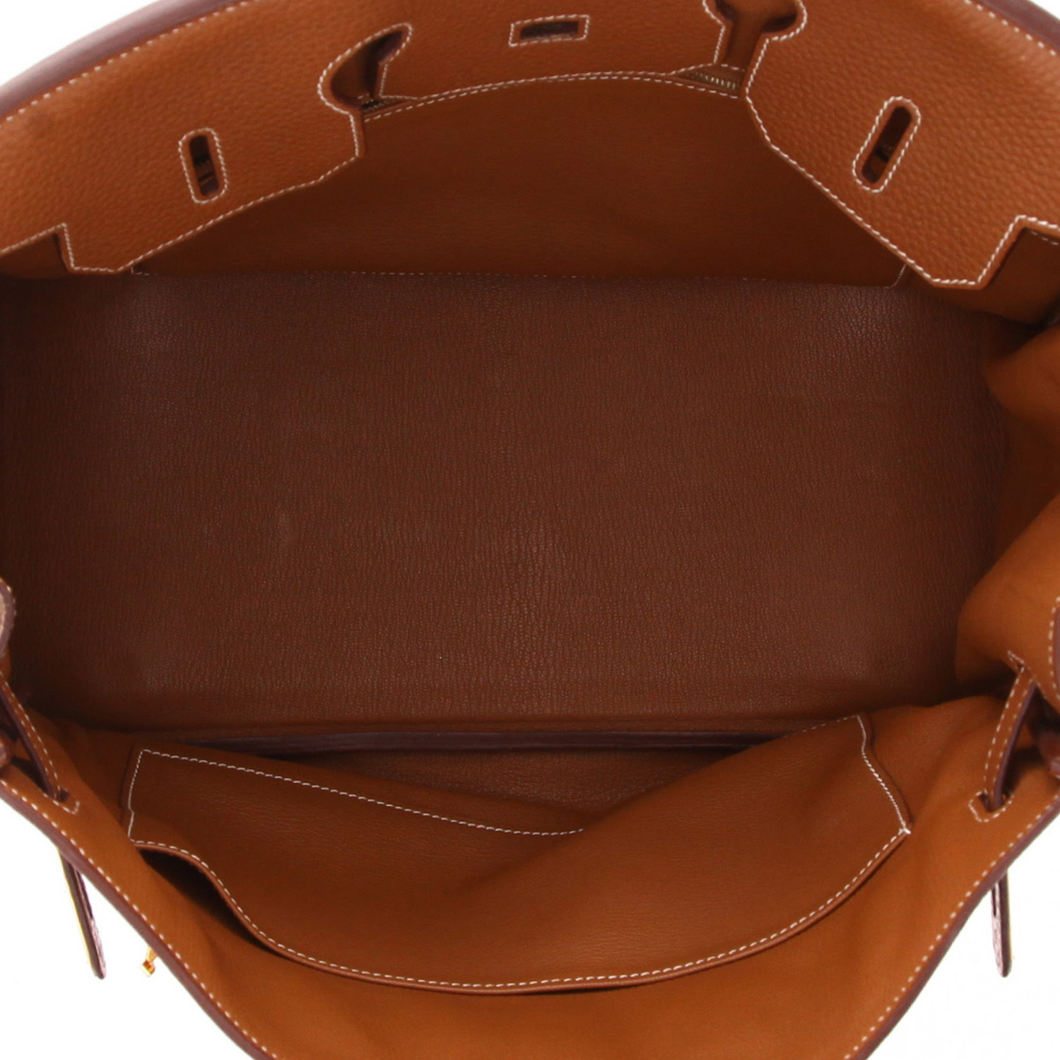 Borsa Hermès  Birkin 35 cm in pelle togo gold - Detail D3