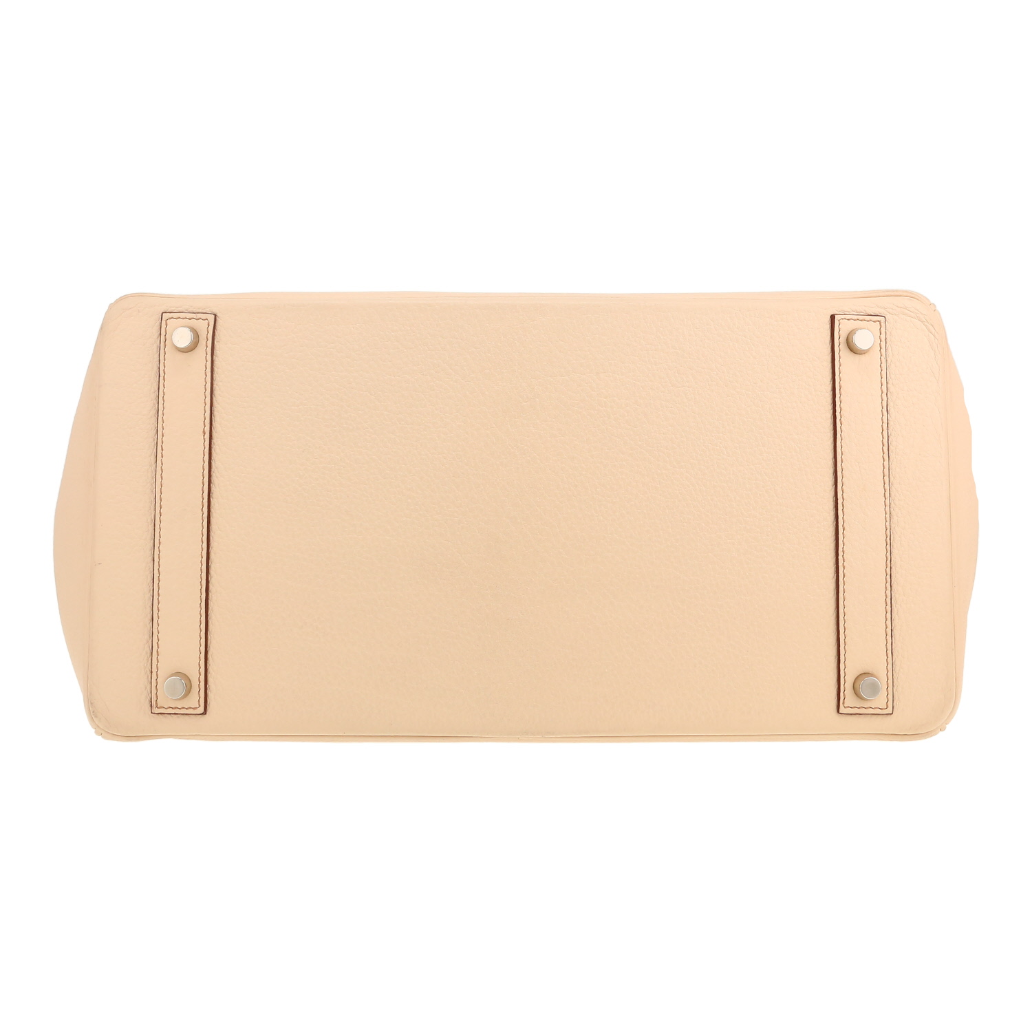 Borsa Hermès  Birkin 40 cm in pelle togo color crema - Detail D1