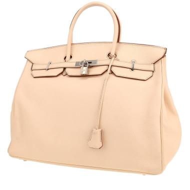 Hermès  Birkin 40 cm handbag  in cream color togo leather