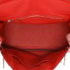 Borsa Hermès  Birkin 30 cm in pelle togo rosso Vermillon - Detail D3 thumbnail
