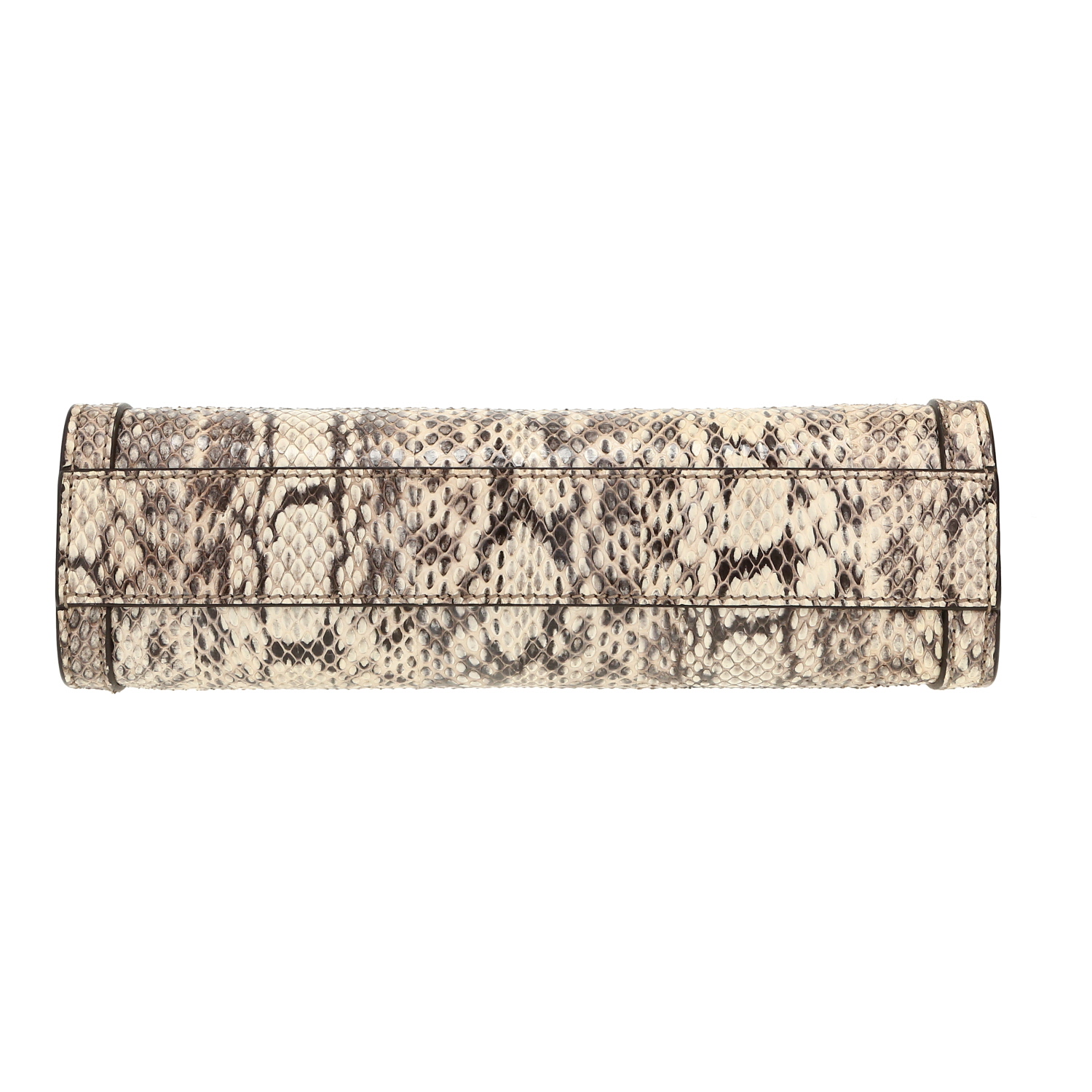 Gucci Ophidia shoulder bag in beige python - Detail D1