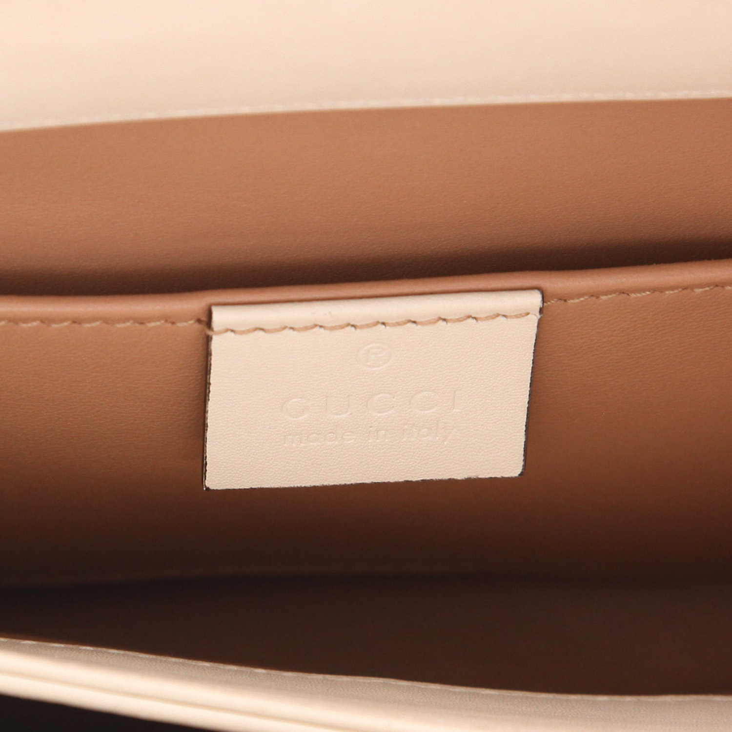 Gucci Ophidia shoulder bag in beige python - Detail D2