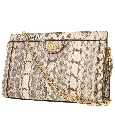 Borsa a tracolla Gucci  Ophidia in pitone beige