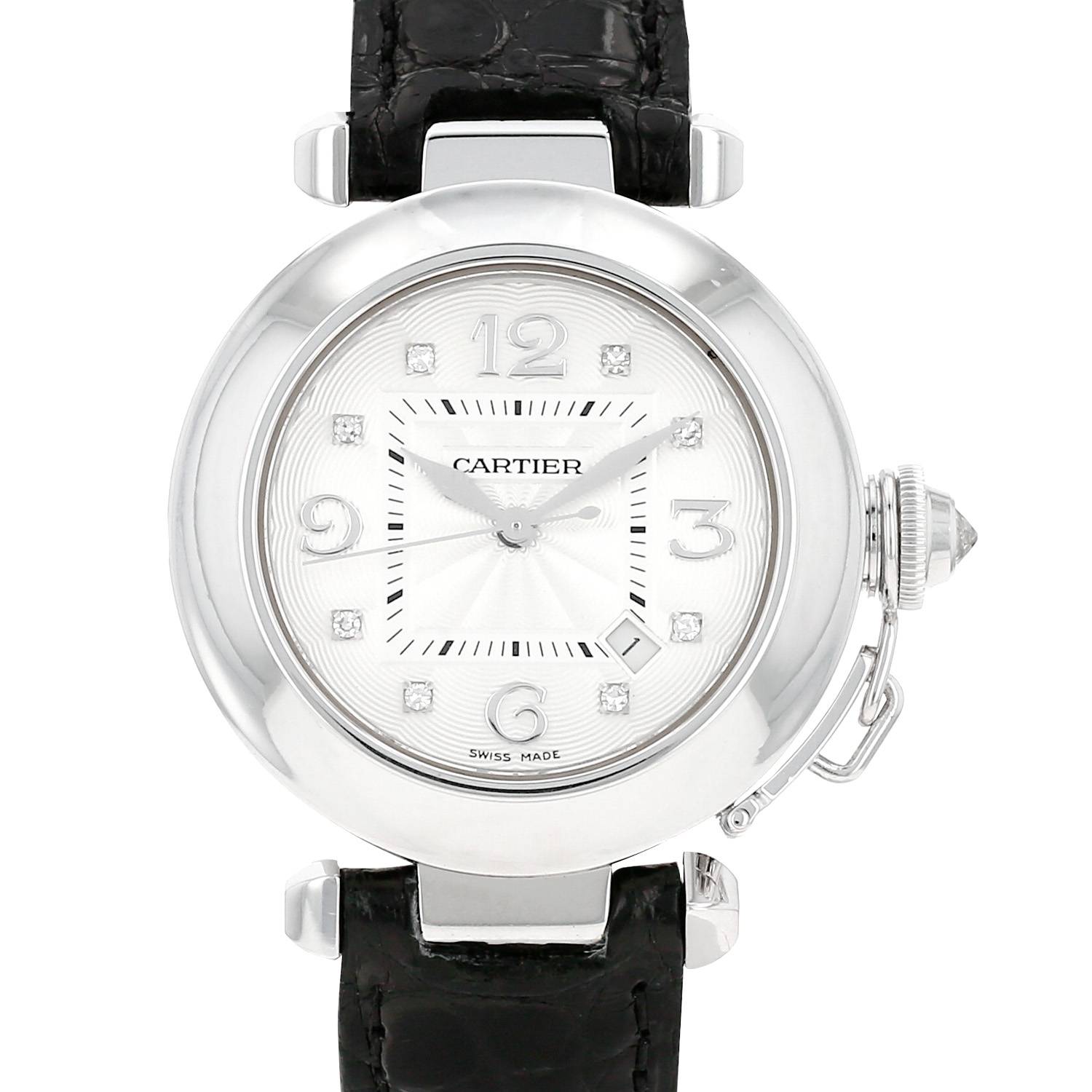 Cartier Pasha in white gold Ref: Cartier - 2398 Circa 2000