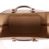 Bolsa de viaje Gucci   en lona Monogram beige y cuero marrón - Detail D3 thumbnail