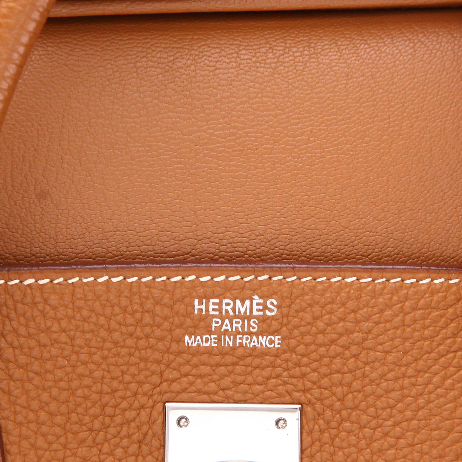 Borsa Hermès  Birkin 40 cm in pelle togo gold - Detail D2