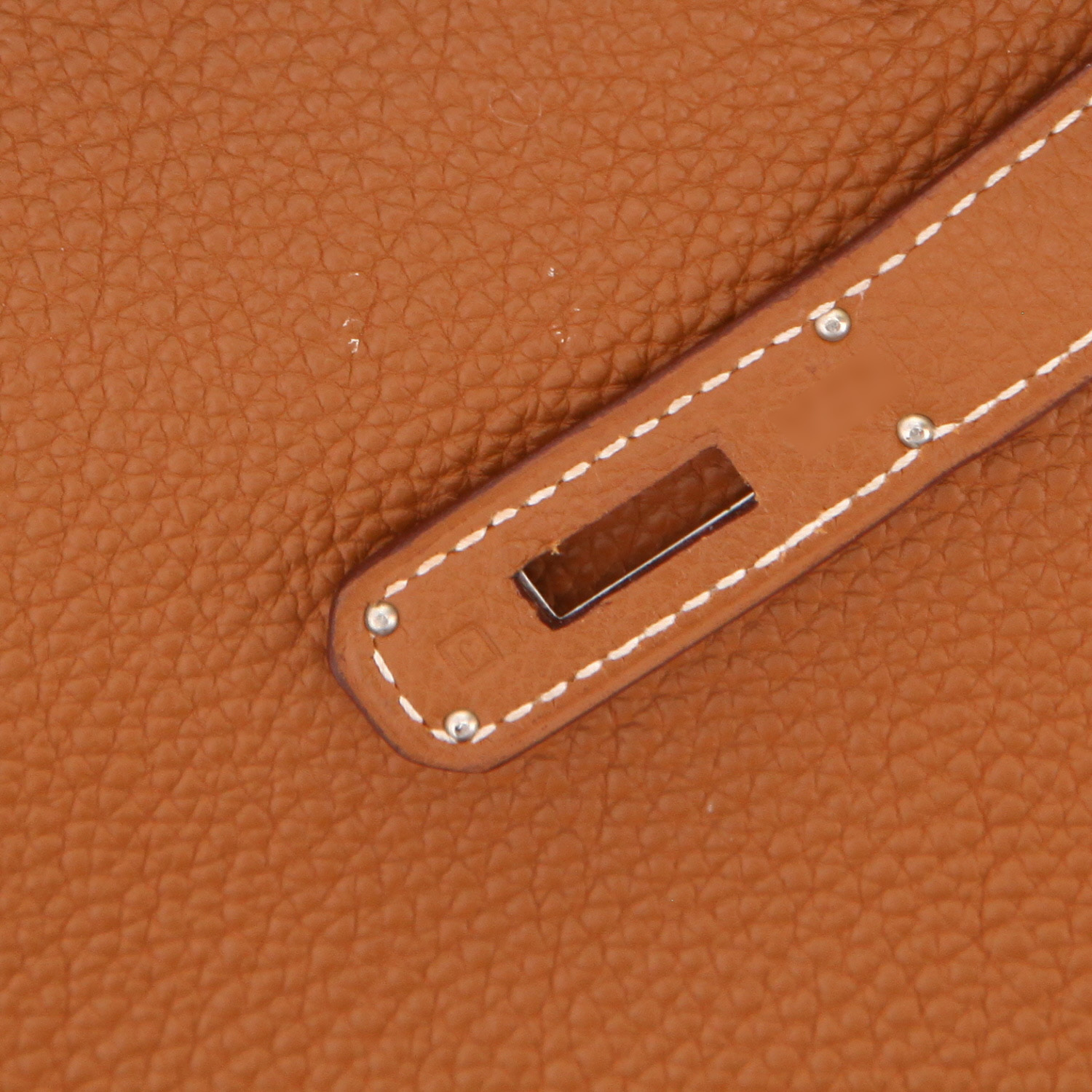Borsa Hermès  Birkin 40 cm in pelle togo gold - Detail D4