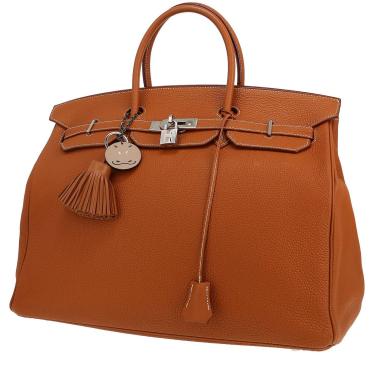 Sac à main Hermès  Birkin 40 cm en cuir togo gold